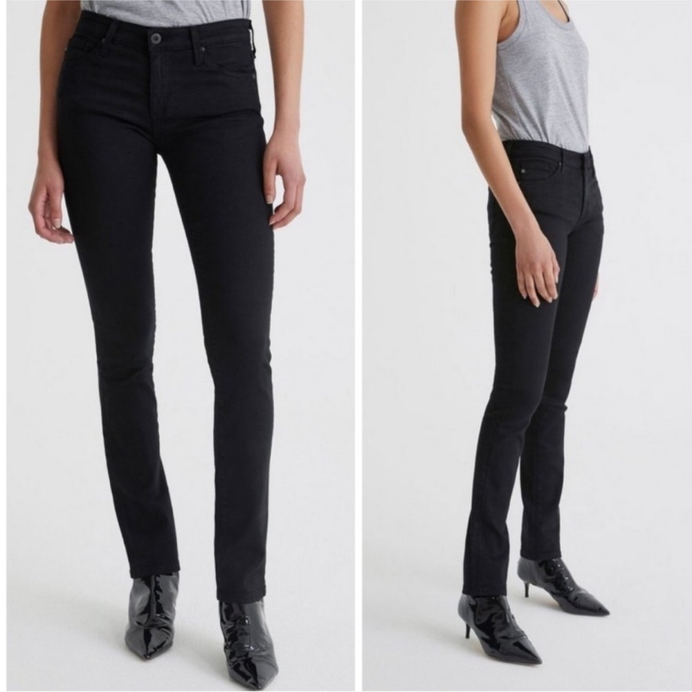 AG the harper essential straight black jean